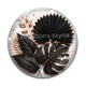 Cabochon Verre - feuille exotique 