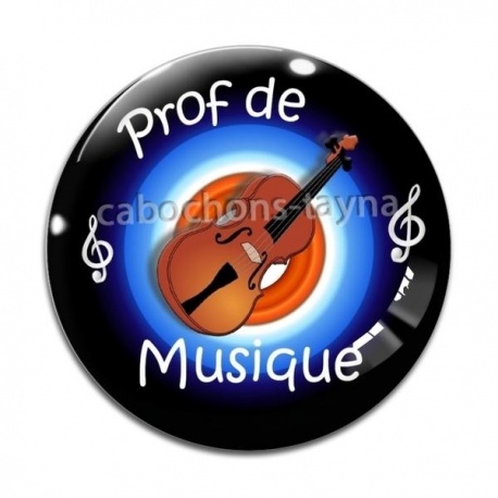Cabochon Verre - super prof de musique