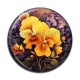 Cabochon Résine - fleur exotique
