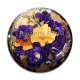 Cabochon Verre - fleur 