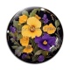 Cabochon Verre - fleur 