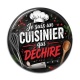 Cabochon Résine - je suis un cuisinier qui déchire