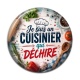 Cabochon Résine - je suis un cuisinier qui déchire