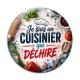Cabochon Verre - je suis un cuisinier qui déchire
