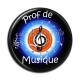 Cabochon Résine - super prof de musique