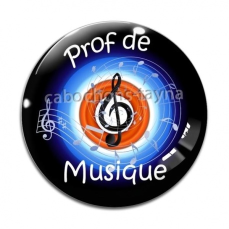 Cabochon Verre - super prof de musique