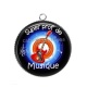 Pendentif Cabochon Argent - super prof de musique