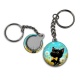 Porte clés - chat noir 