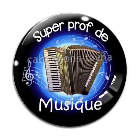 Cabochon Verre - super prof de musique