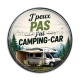 Cabochon Résine - j'peux pas j'ai camping car