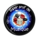 Cabochon Résine - super prof de musique
