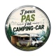 Cabochon Verre - j'peux pas j'ai camping car