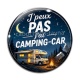 Cabochon Verre - j'peux pas j'ai camping car
