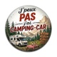 Cabochon Résine - j'peux pas j'ai camping car