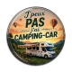 Cabochon Résine - j'peux pas j'ai camping car