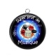 Pendentif Cabochon Argent - super prof de musique
