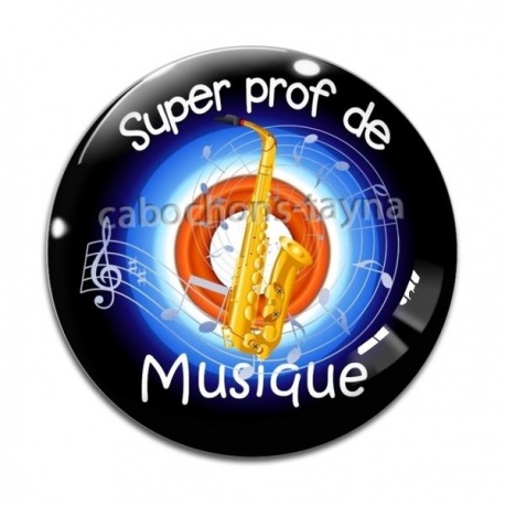 Cabochon Verre - super prof de musique