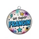 Pendentif Cabochon Argent - un super frangin