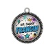 Pendentif Cabochon Argent - un super frangin