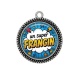 Pendentif Cabochon Argent - un super frangin