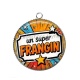 Pendentif Cabochon Argent - un super frangin