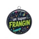 Pendentif Cabochon Argent - un super frangin