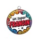 Pendentif Cabochon Argent - un super frangin