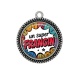 Pendentif Cabochon Argent - un super frangin