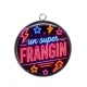 Pendentif Cabochon Argent - un super frangin