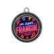 Pendentif Cabochon Argent - un super frangin
