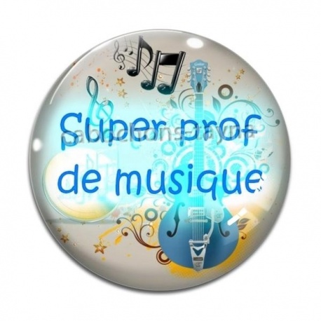 Cabochon Verre - super prof de musique