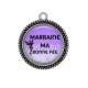 Pendentif Cabochon Argent - marraine ma bonne fée