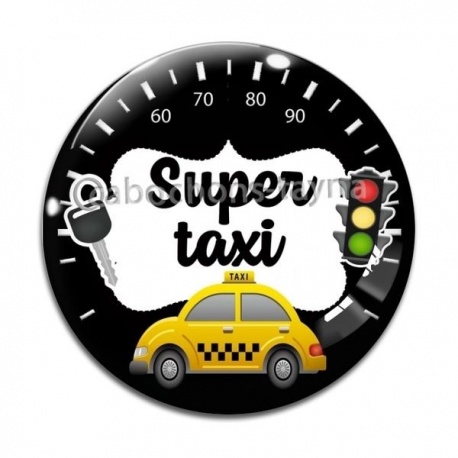 Cabochon Verre - super taxi