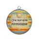 Pendentif Cabochon Argent - une marraine formidable