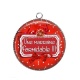 Pendentif Cabochon Argent - une marraine formidable