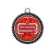 Pendentif Cabochon Argent - une marraine formidable
