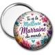 Miroir de poche - tu es la meilleure marraine du monde