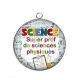 Pendentif Cabochon Argent - super prof de sciences physiques