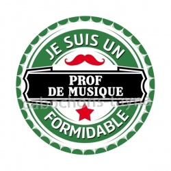 je suis un prof de musique formidable