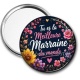 Miroir de poche - tu es la meilleure marraine du monde
