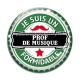 Cabochon Verre - je suis un prof de musique formidable