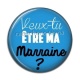 Cabochon Résine - veux tu être ma marraine