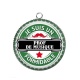 Pendentif Cabochon Argent - je suis un prof de musique formidable
