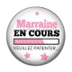 Cabochon Résine - marraine en cours