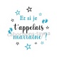 et si je t'appelais marraine
