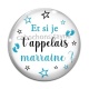 Cabochon Verre - et si je t'appelais marraine