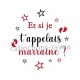 et si je t'appelais marraine