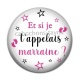Cabochon Résine - et si je t'appelais marraine