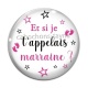 Cabochon Verre - et si je t'appelais marraine