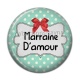 Cabochon Résine - marraine d'amour